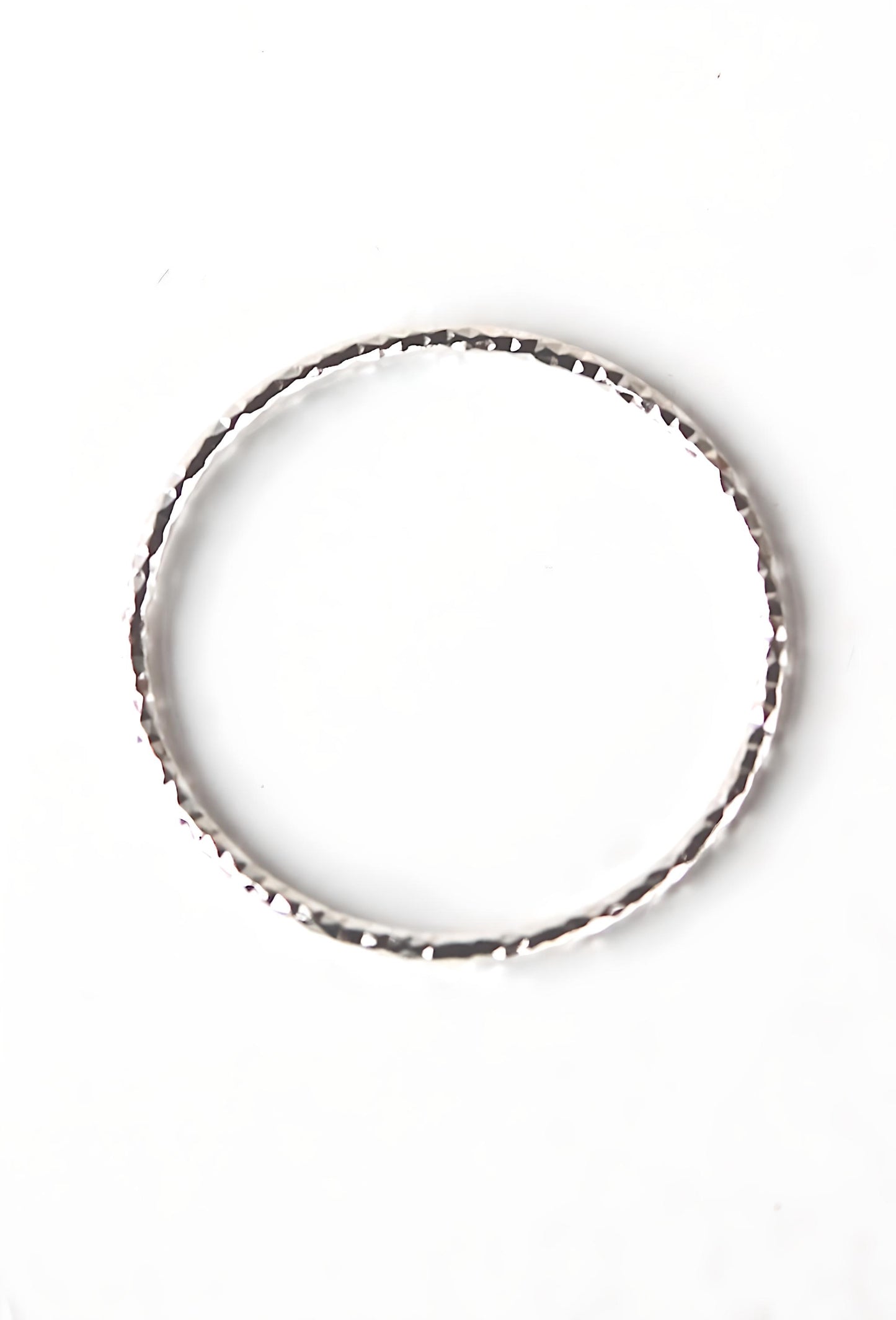 Super Fine Diamond Cut Shimmer Ring