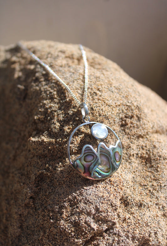 Desert Moon Medallion Necklace