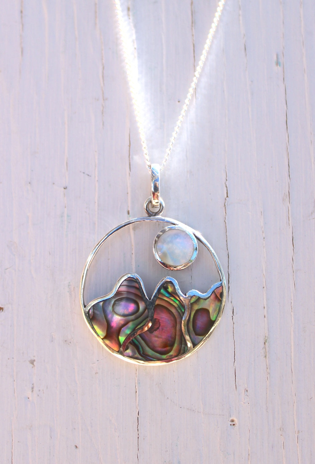 Desert Moon Medallion Necklace