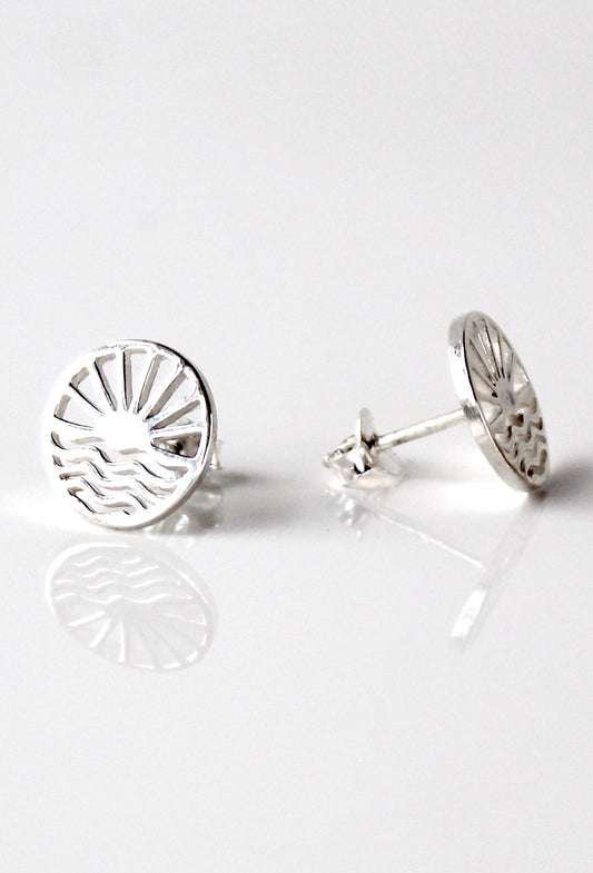 Ocean Sunset Stud Earrings