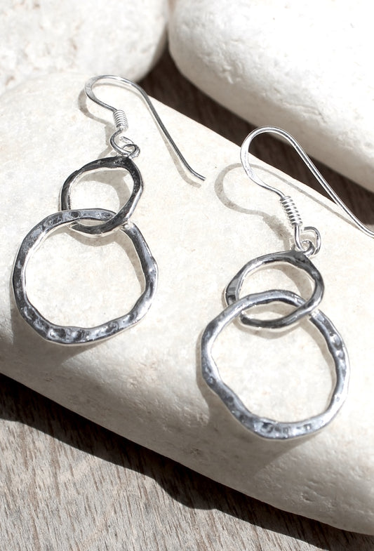 Marine Coast Textures ~ Rock Pool Drop Earrings