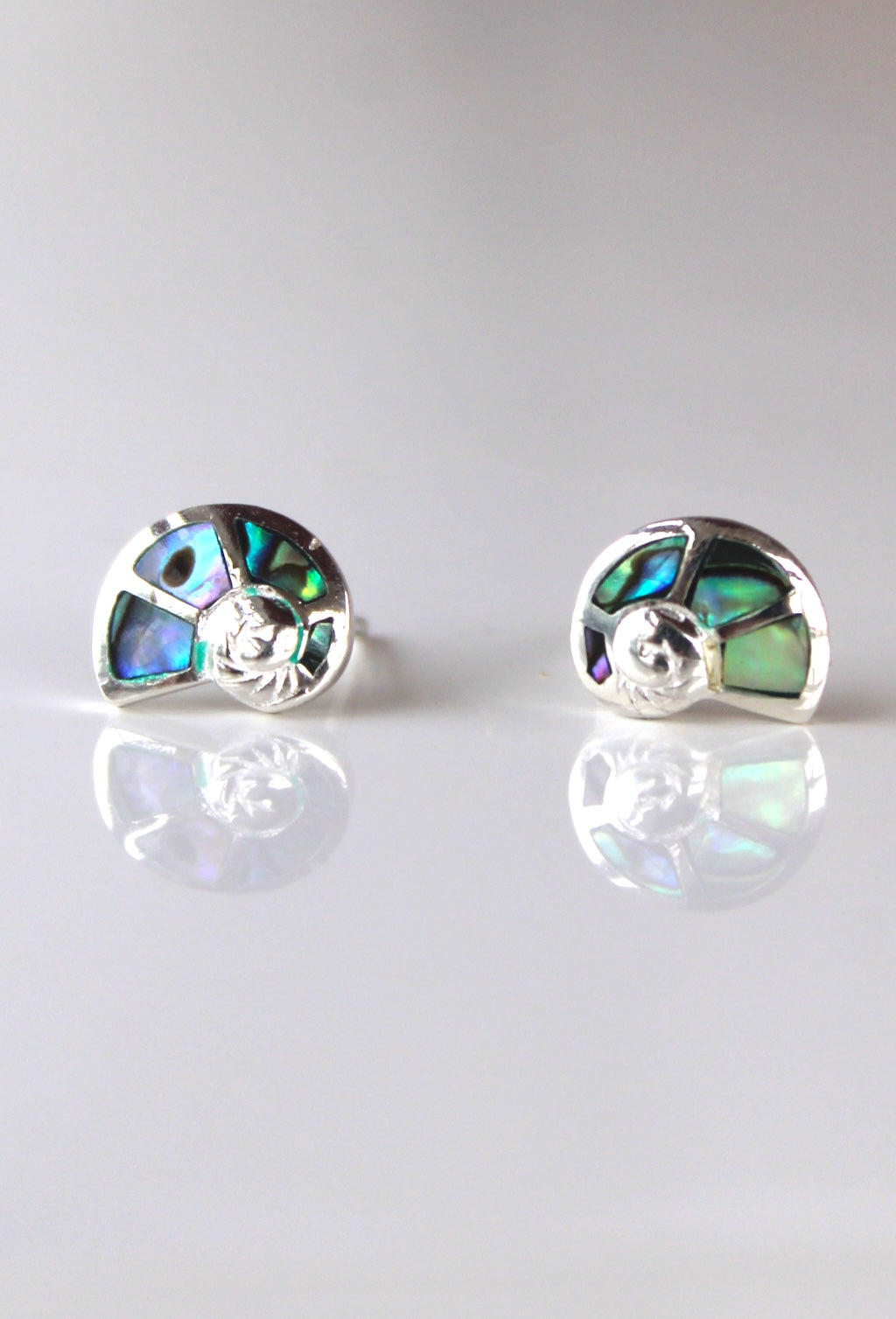 Natural Sea Shell Inlay Earrings