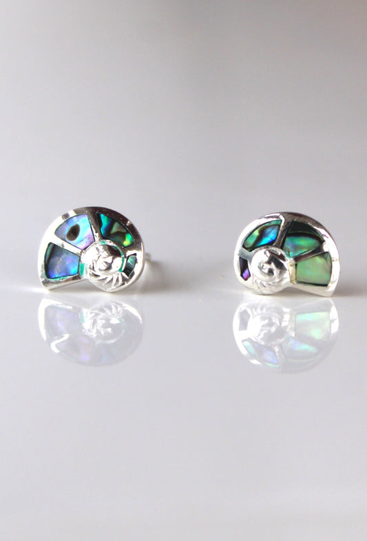 Natural Sea Shell Inlay Earrings