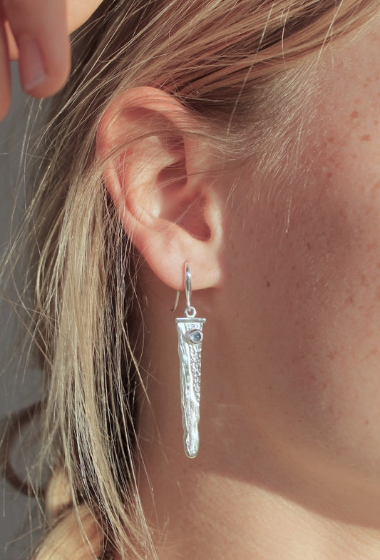 Marine Coast Gemstone Drop Earrings