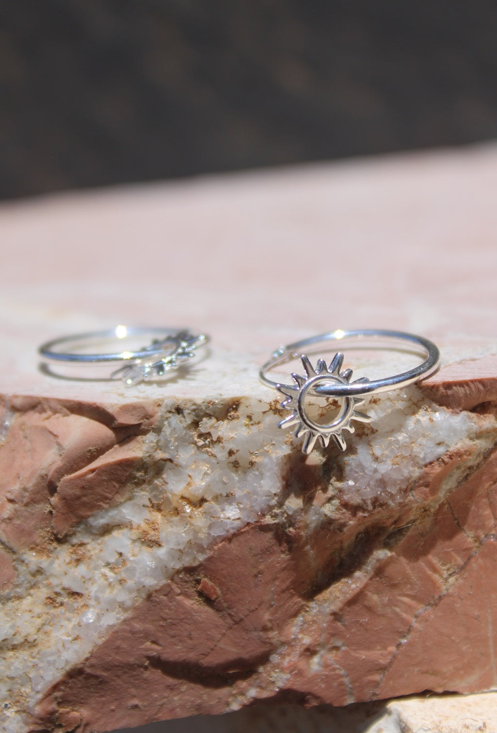 Sol ~ Aurora Sunburst Hoops