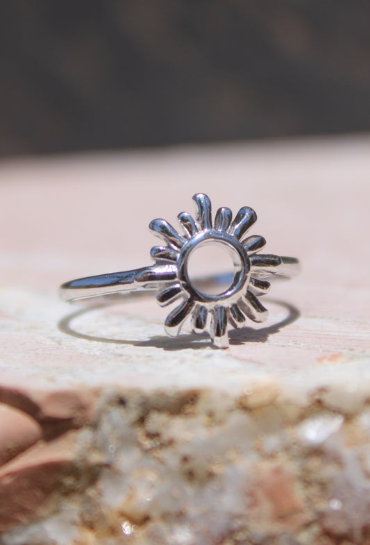 Sol ~ Aurora Sunburst Ring