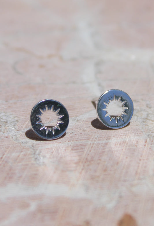 Sol ~ Aurora Sunburst Stud Earrings