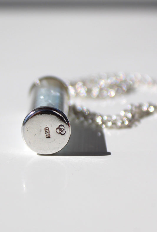 Aquamarine Sea Foam Pendant