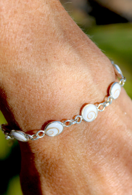 Shiva Eye Shell Bracelet