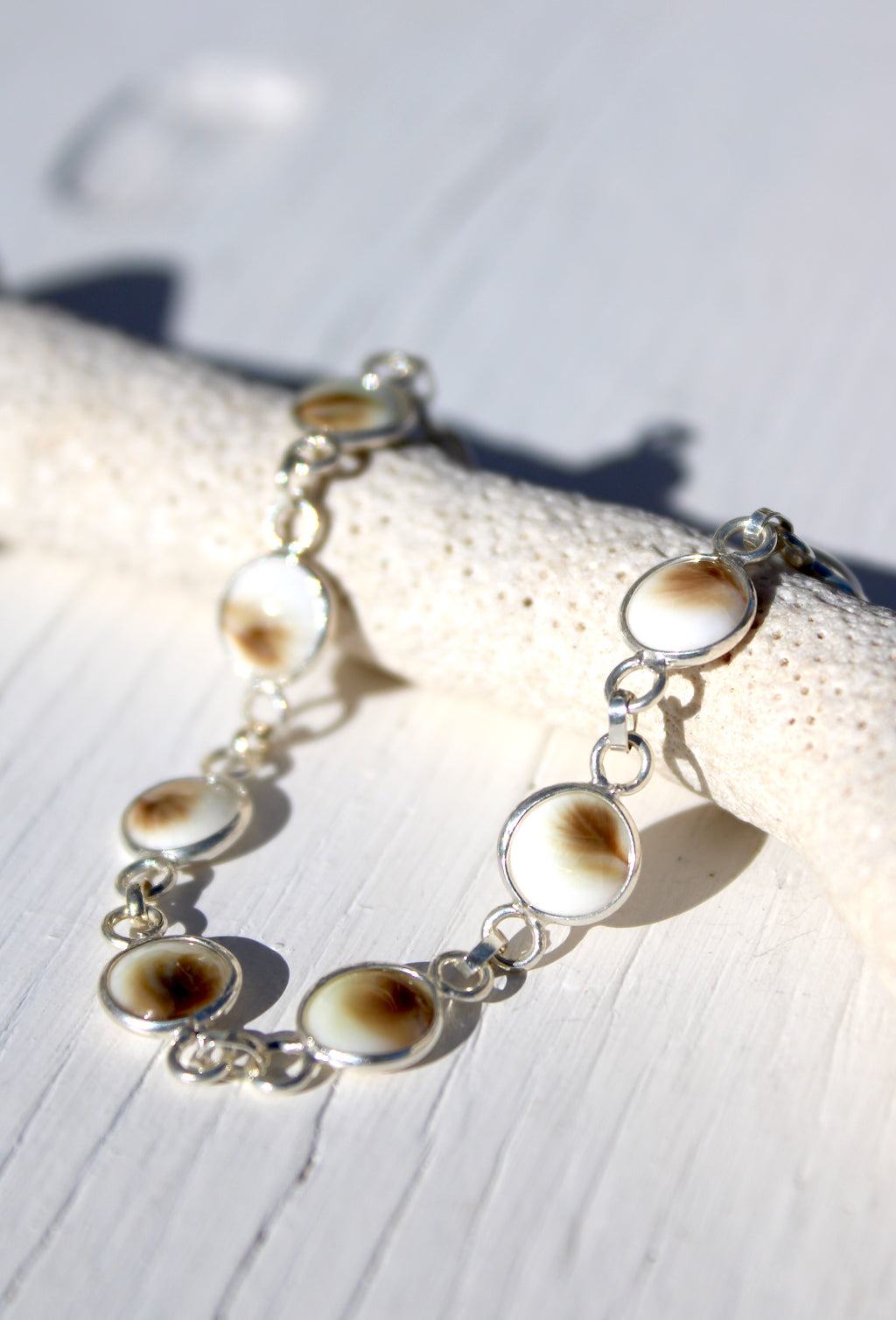 Shiva Eye Shell Bracelet