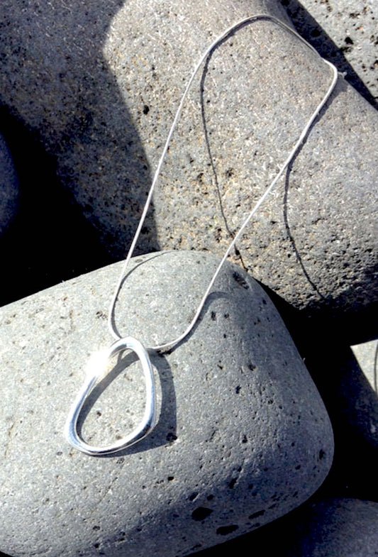 Open Pebble Necklace