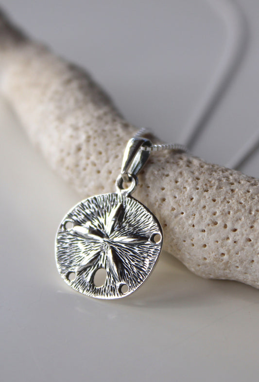 Beachcomber's  Sand Dollar Necklace