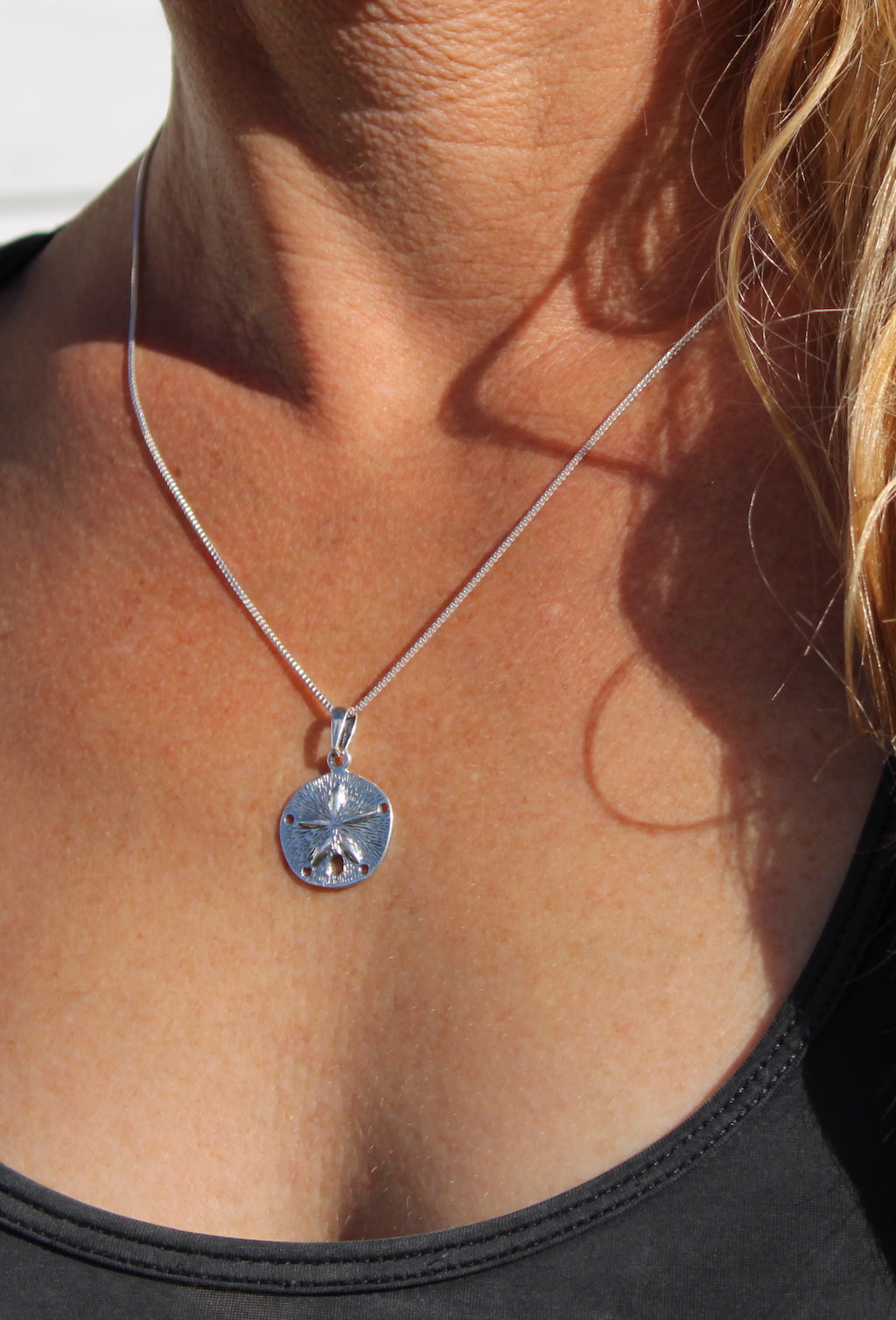 Beachcomber's  Sand Dollar Necklace