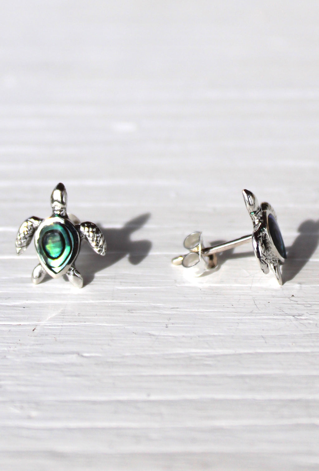 Turtle & Paua shell Earrings