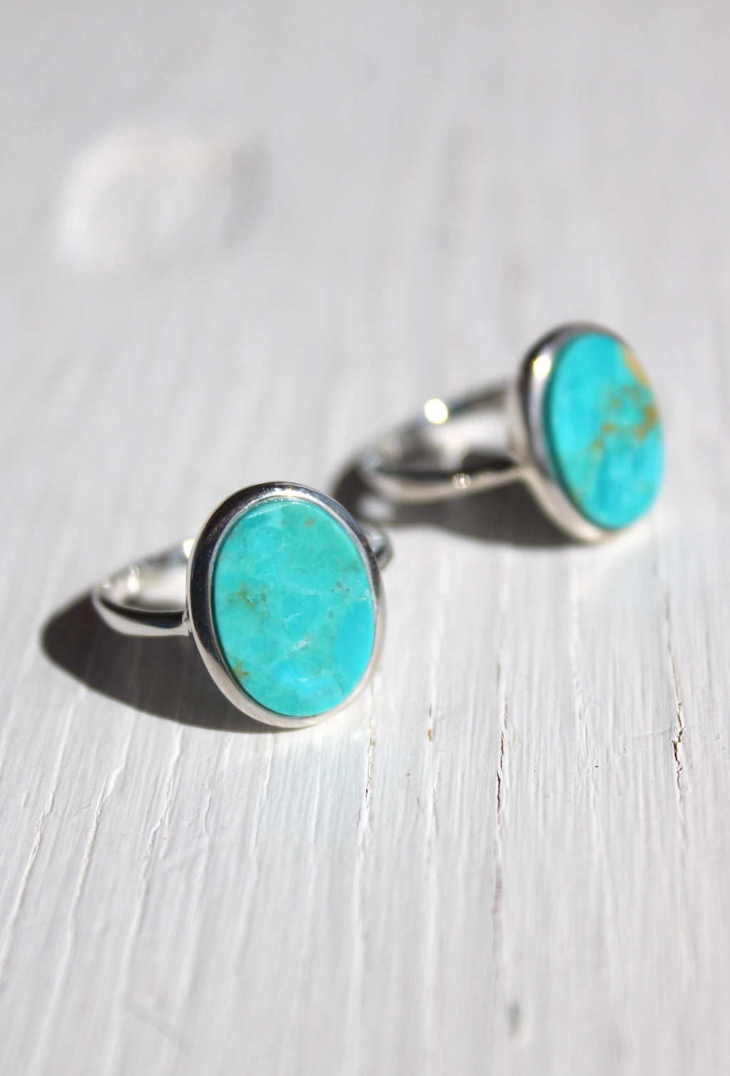 Anillo de Turquesa de Arizona ~ Piedra del Cielo del Desierto