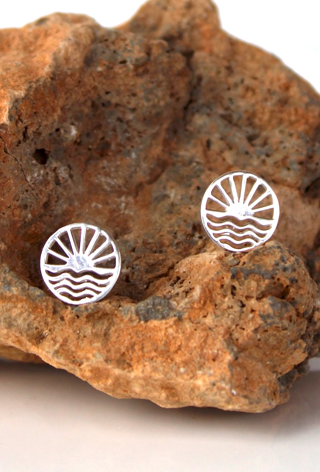 Ocean Sunset Stud Earrings