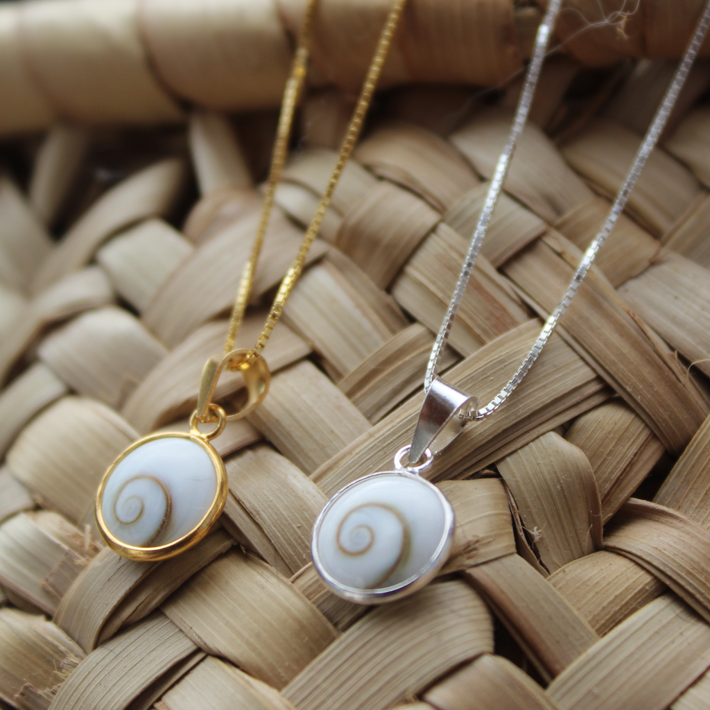 Collar de Concha Ojo de Shiva - Mini