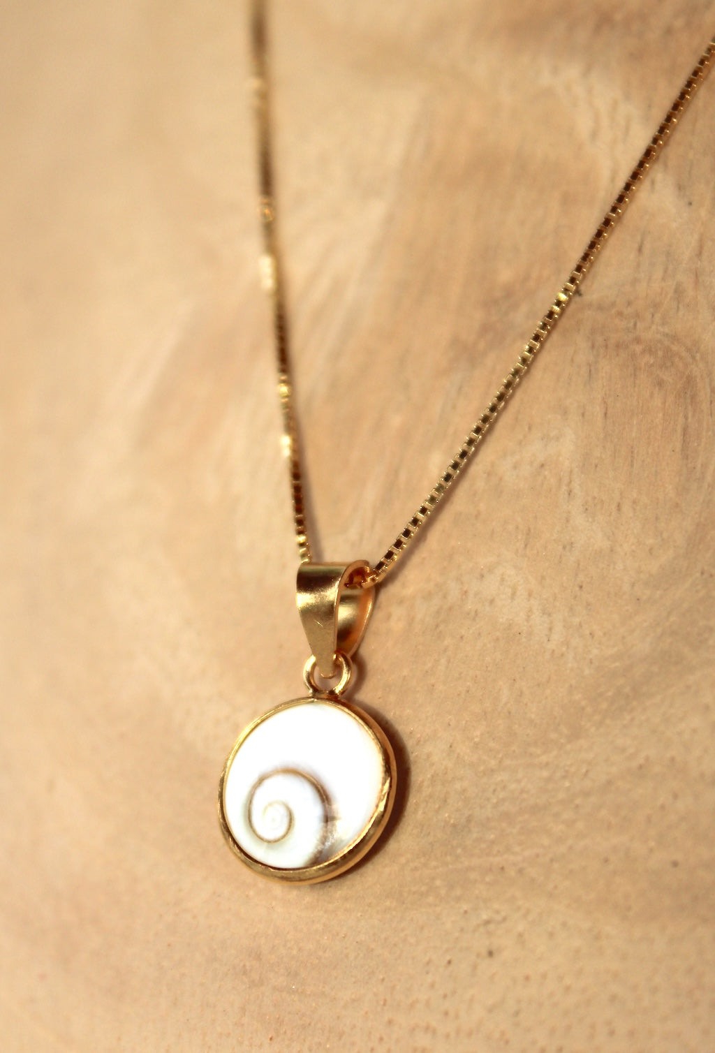 Collar de Concha Ojo de Shiva - Mini