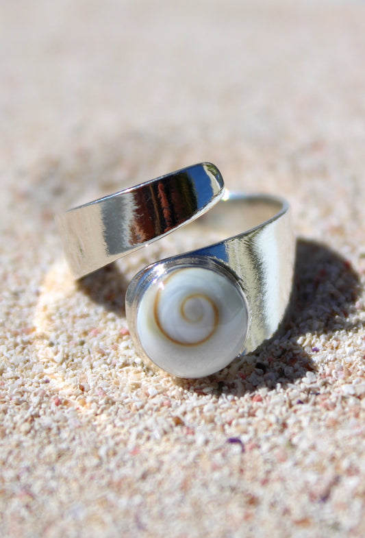 Shiva Eye Shell Wrap Ring