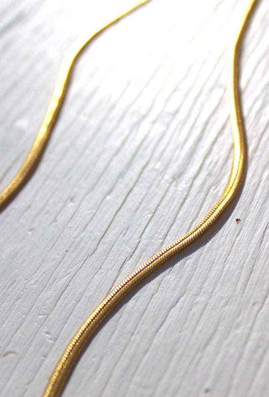River Chain Necklace - Liquid Gold