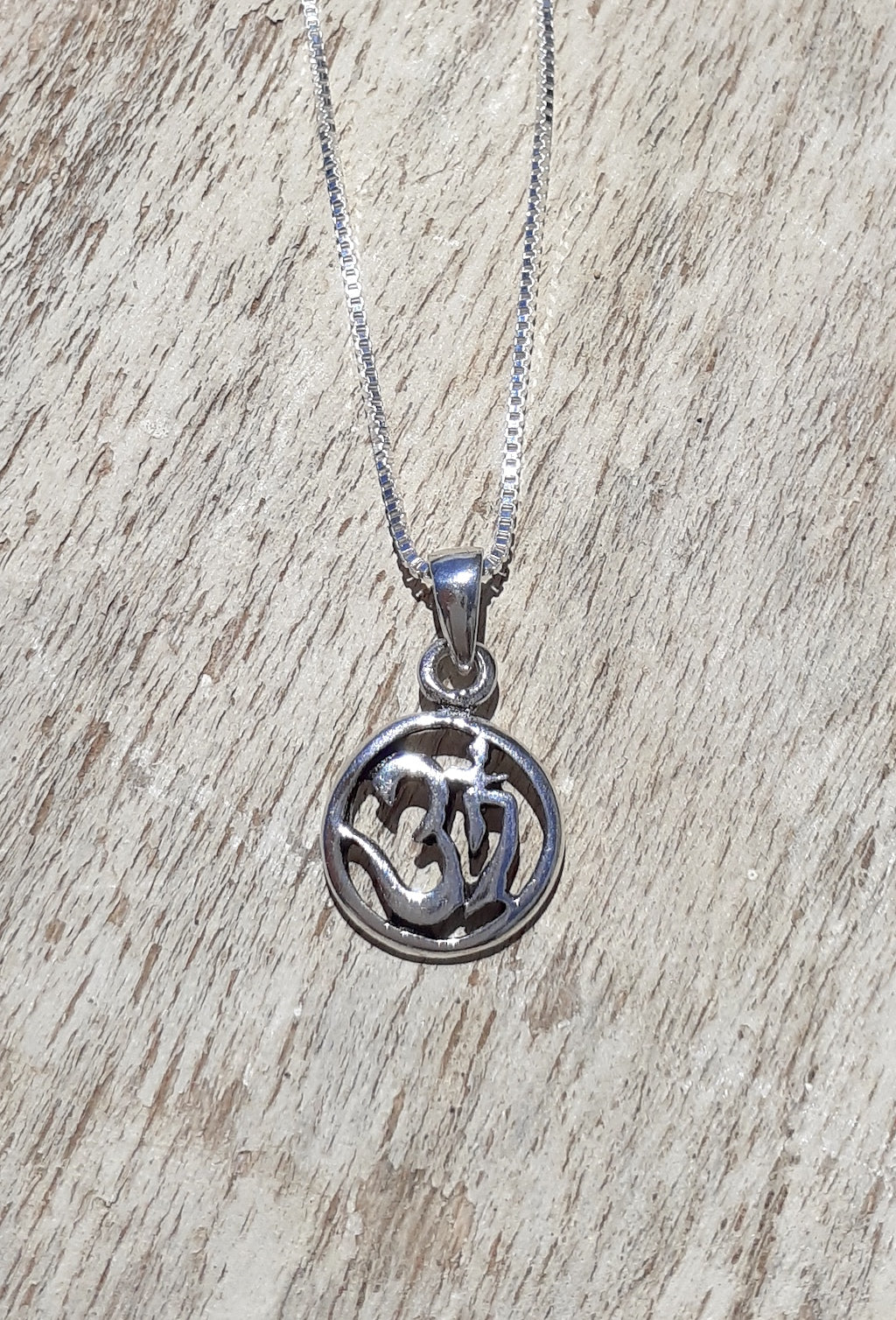 OM Circle Necklace