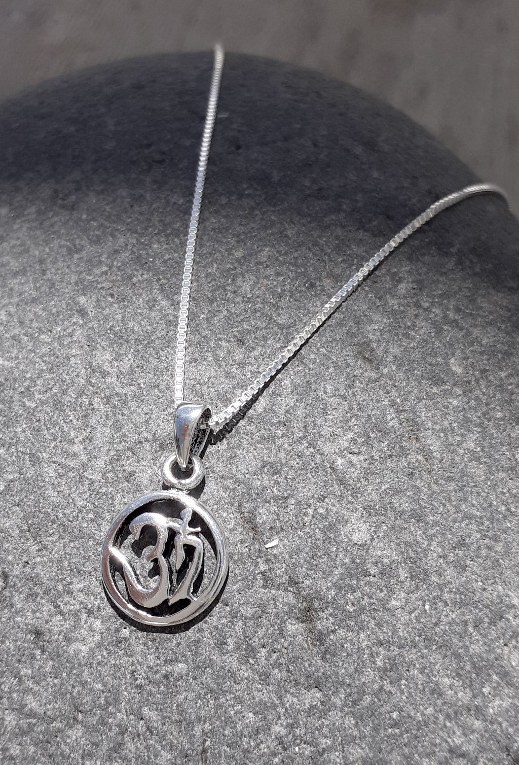 OM Circle Necklace