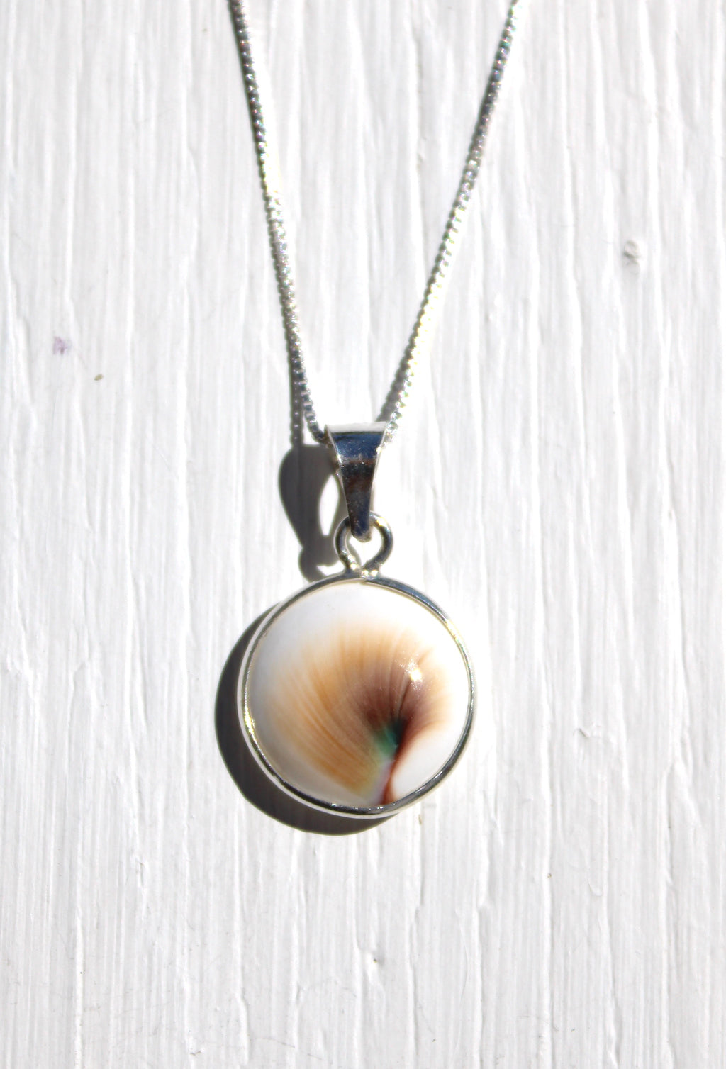 Mini Round Shiva Eye Shell Necklace