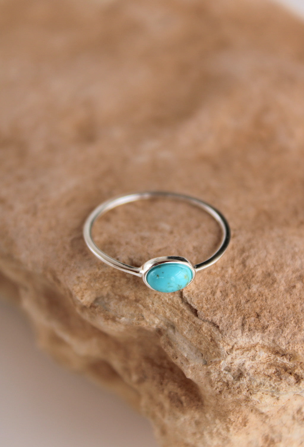 Mini Gemstone Ring - Jupiter - Turquoise