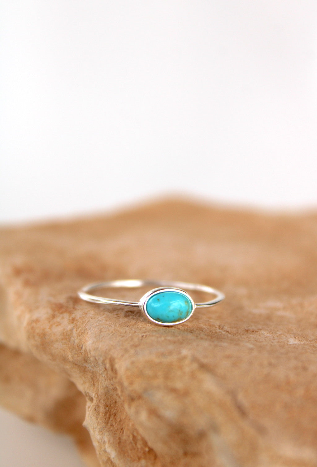 Mini Gemstone Ring - Jupiter - Turquoise